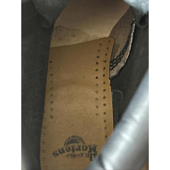 Dr. Martens 11292 Women's Sz 9 Men's Sz 8 Black Leather Lace Up Boots Greasy - Picture 12 of 14